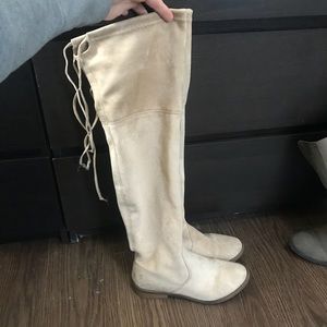 Suede Over the Knee Boots